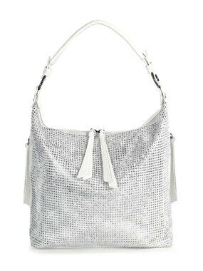 NWT Large Rhinestone Hobo Bag Sparkly Crossbody Purse Y2K Glam